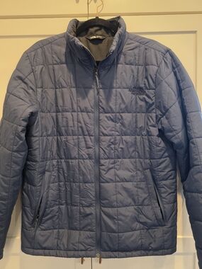 The North Face Men’s Light Blue Quilted Puffer Jacket